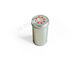 Caja floja verde hermética de la lata del té del pequeño metal redondo con la tapa interna del botón de aluminio proveedor